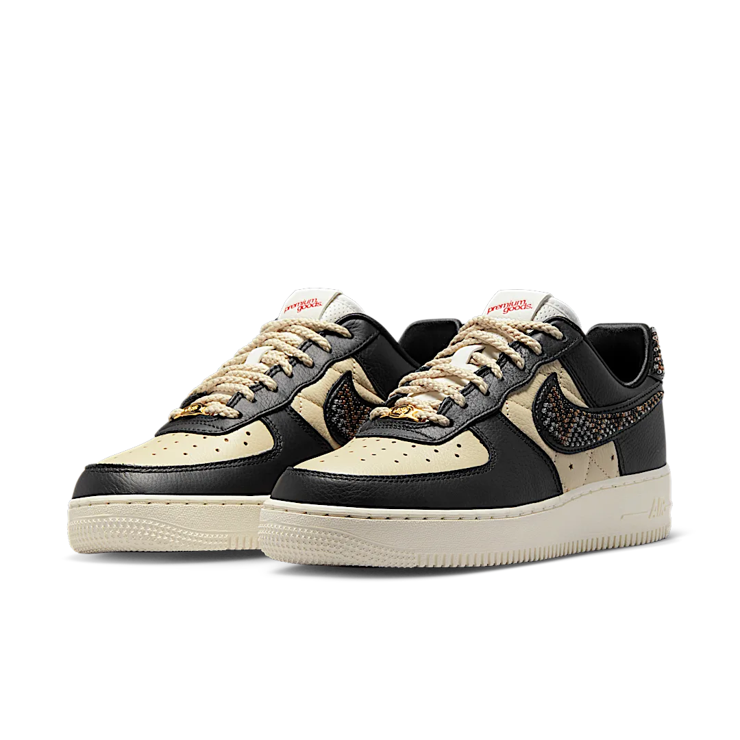 Nike Air Force 1 Low Premium Goods The Sophia, Black/Multi-Color-Sand-Sail (DV2957-001)