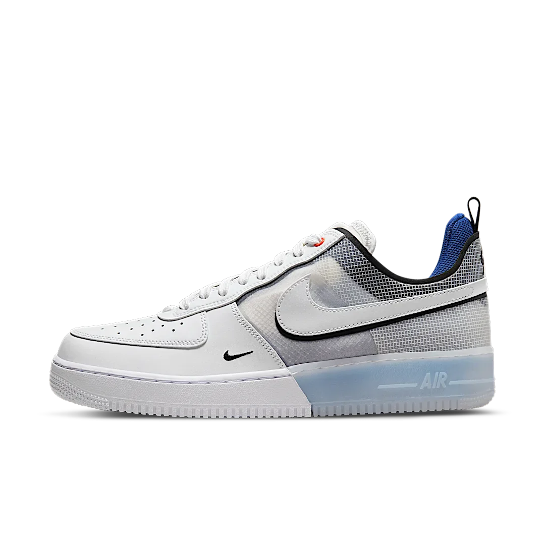 Nike Air Force 1 Low React Split White Photo Blue, White/White-Light Photo Blue (DH7615-101)