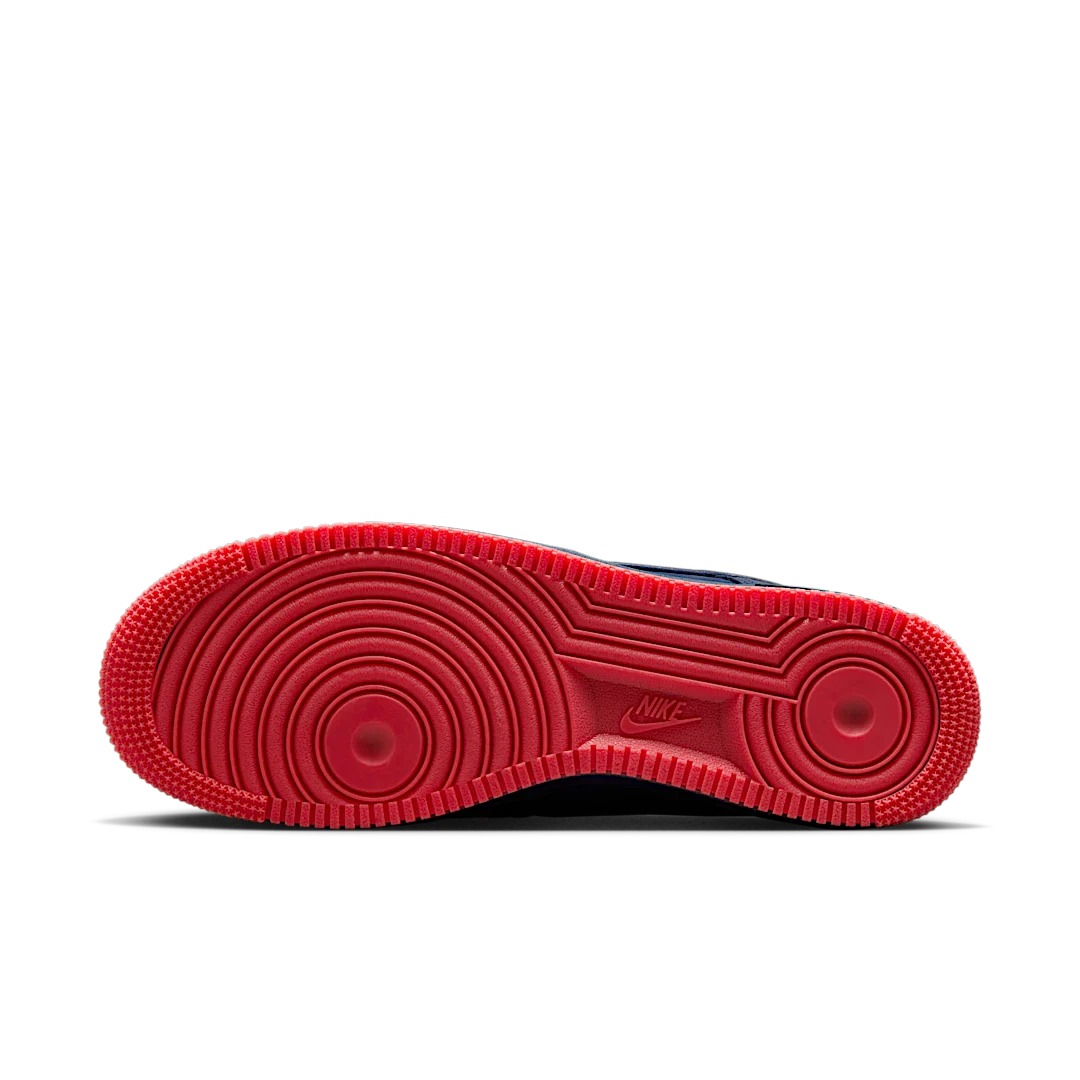 Nike Air Force 1 Low Retro Lettering, Navy/Red/Gold (HV5752-410)