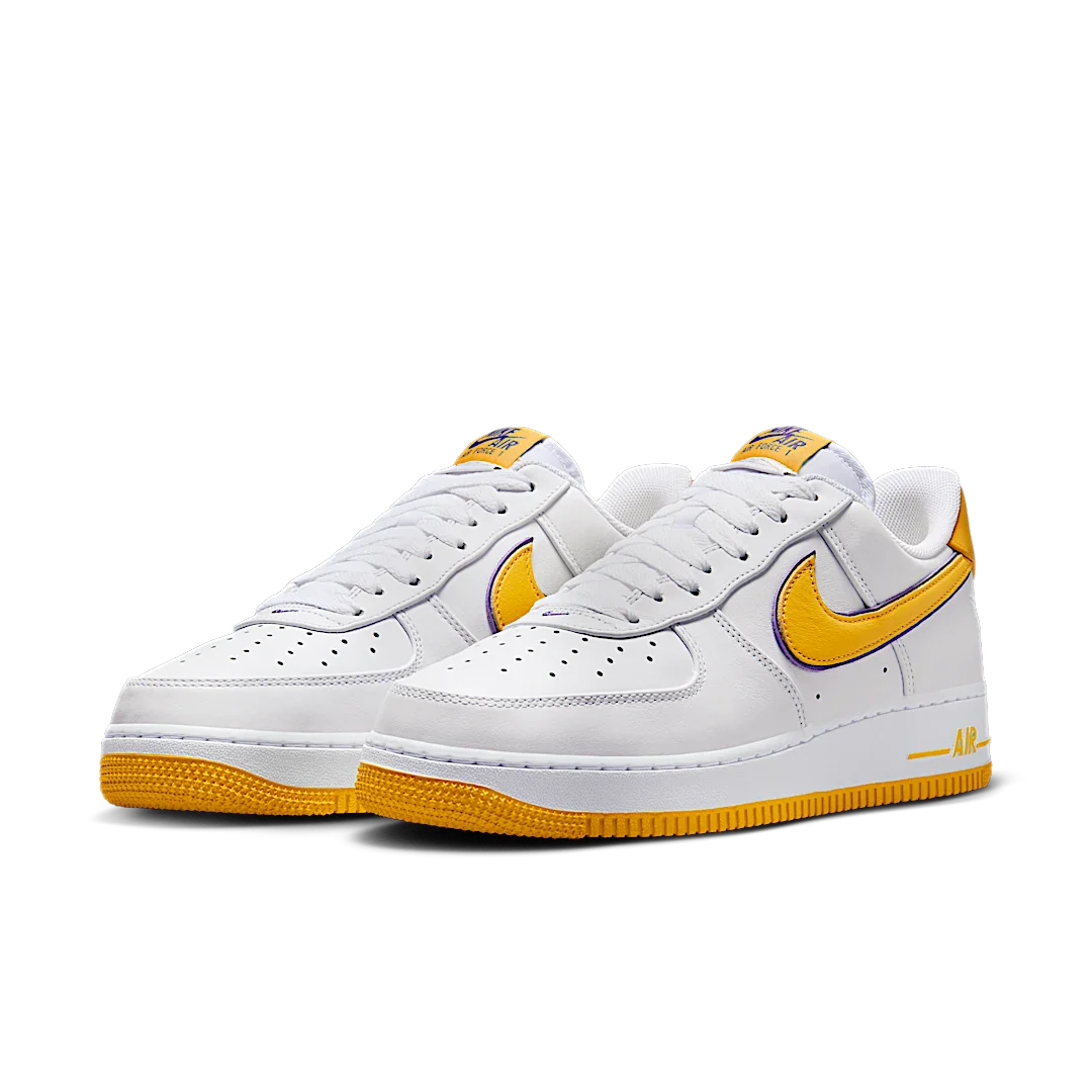 Nike Air Force 1 Low Retro QS Kobe Bryant Lakers Home, White/Varsity Maize/Varsity Purple (FZ1151-100)