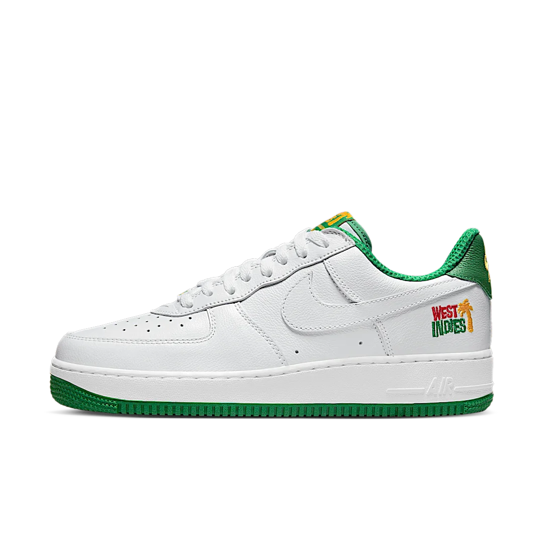 Nike Air Force 1 Low Retro QS West Indies (2022), White/White-Classic Green (DX1156-100)