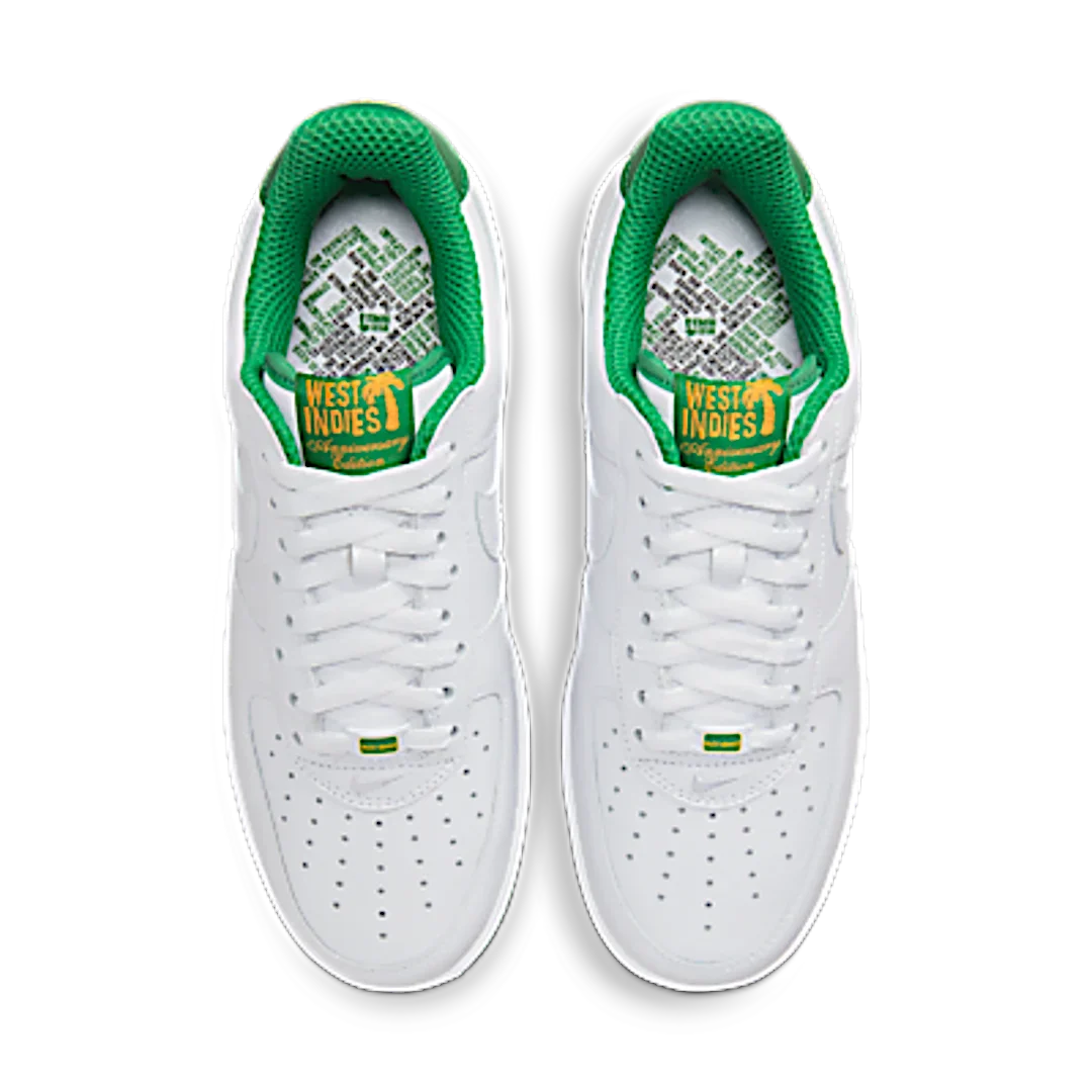 Nike Air Force 1 Low Retro QS West Indies (2022), White/White-Classic Green (DX1156-100)