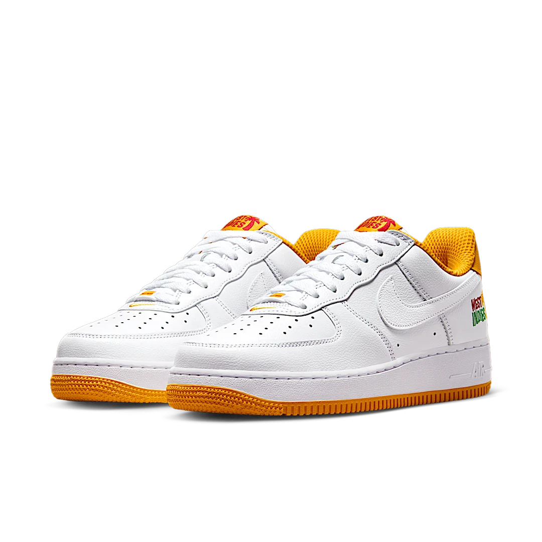 Nike Air Force 1 Low Retro QS West Indies (2023), White/White-University Gold (DX1156-101)