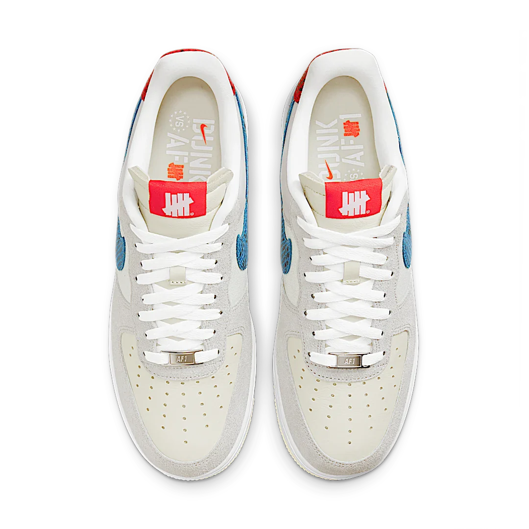 Nike Air Force 1 Low SP Undefeated 5 On It Dunk vs. AF1, Grey Fog/ Imperial Blue (DM8461-001)