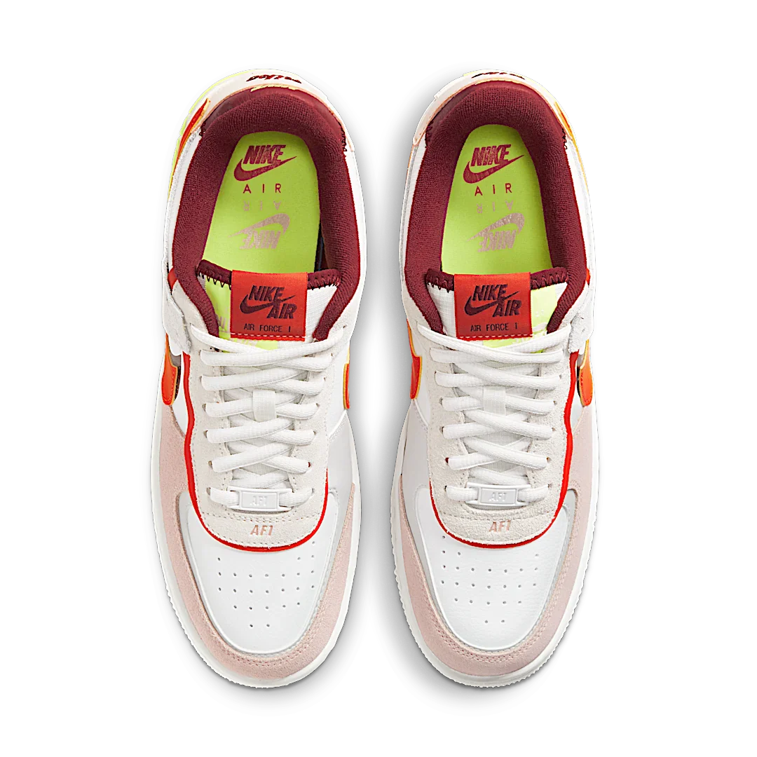 Nike Air Force 1 Low Shadow Orange Pearl, Team Red/Orange-Orange Pearl-Volt (CU8591-600)