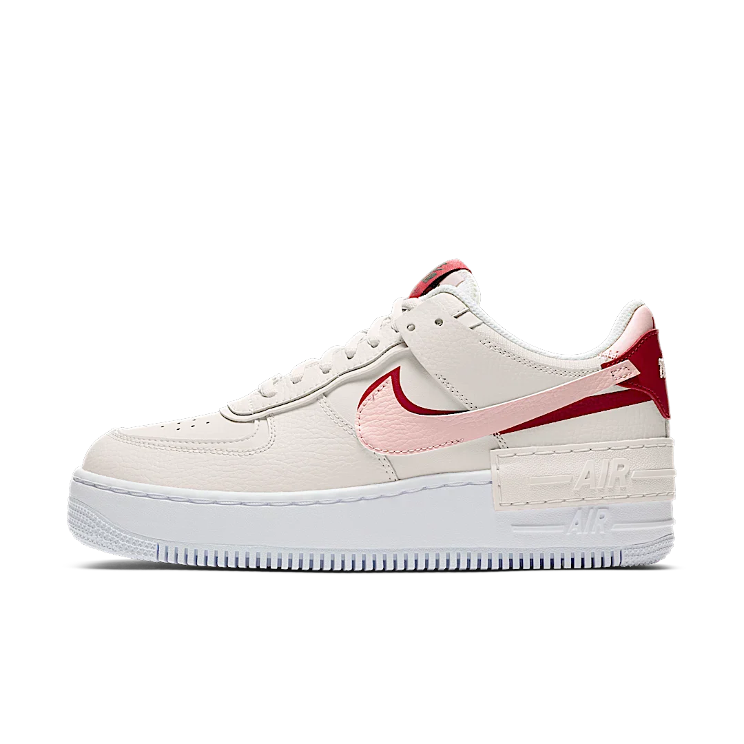 Nike Air Force 1 Low Shadow Phantom, Phantom/Echo Pink-Gym Red (CI0919-003)