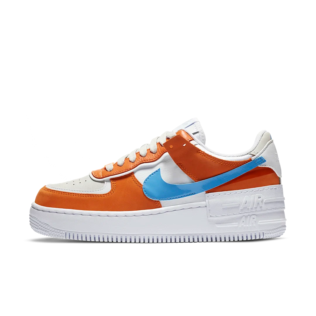 Nike Air Force 1 Low Shadow Rust Blue, Rust/Blue/White (CZ0365-100)