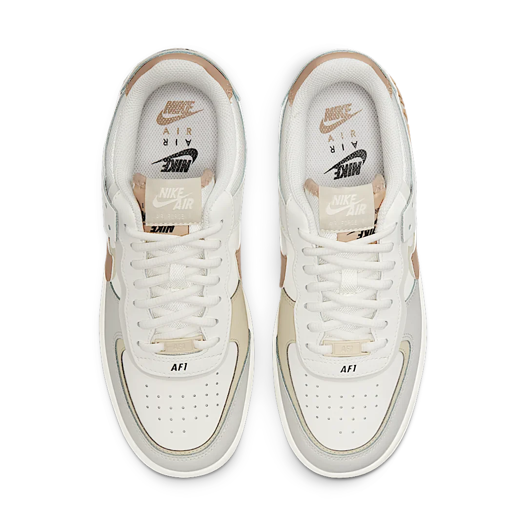 Nike Air Force 1 Low Shadow Sail Fossil Light Bone, Sail/Fossil/Light Bone/Hemp (CI0919-116)