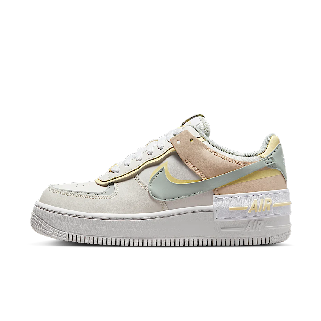 Nike Air Force 1 Low Shadow Sail Light Silver Citron Tint, Sail/Light Silver-Citron Tint (DR7883-101)