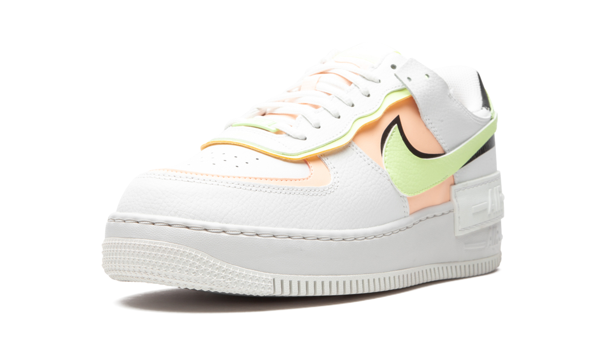 Nike Air Force 1 Low Shadow Summit White Barely Volt Crimson Tint