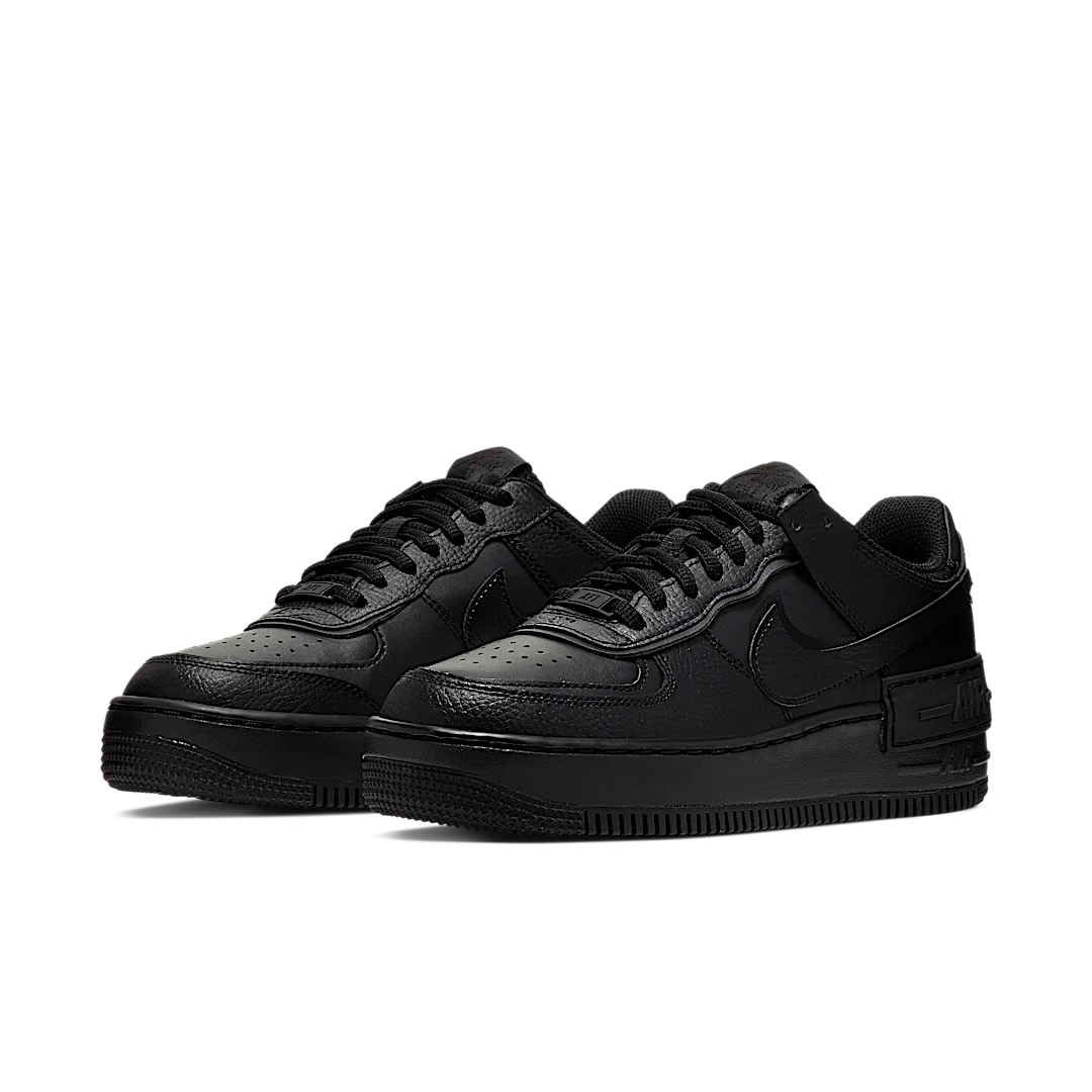 Nike Air Force 1 Low Shadow Triple Black, Black/Black-Black (CI0919-001)