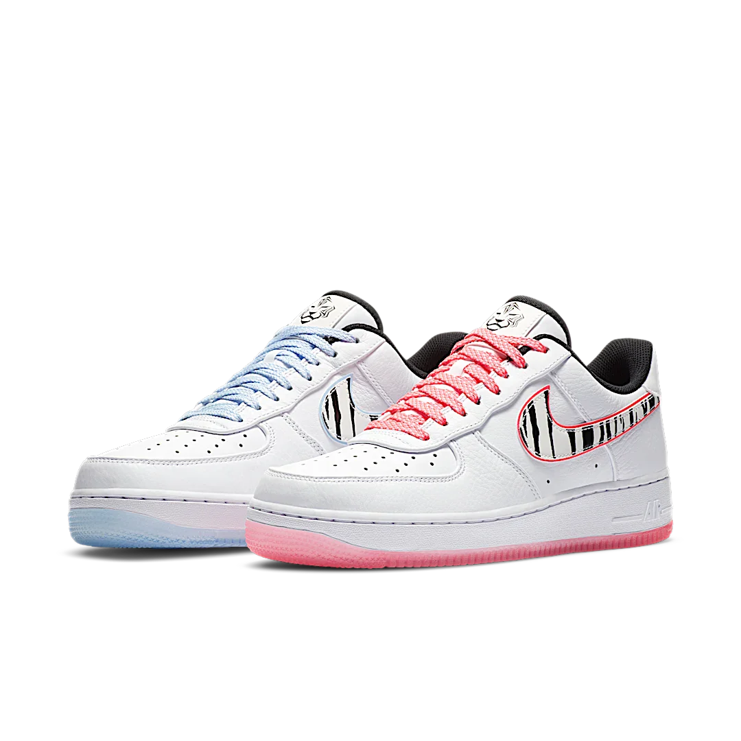 Nike Air Force 1 Low South Korea (2020), White/Black-Multi-Color (CW3919-100)