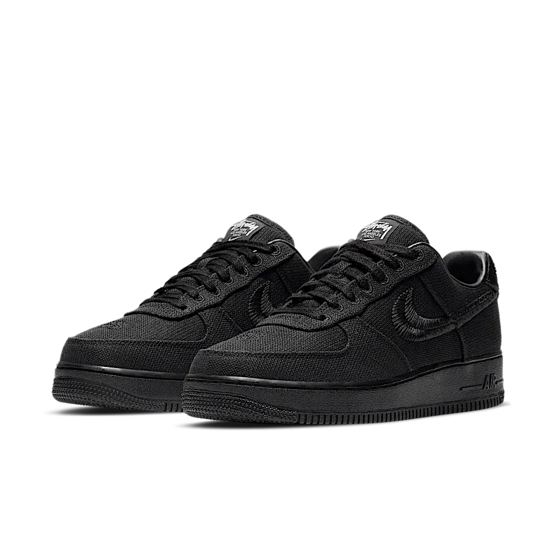 Nike Air Force 1 Low Stussy Black, Black/Black (CZ9084-001)