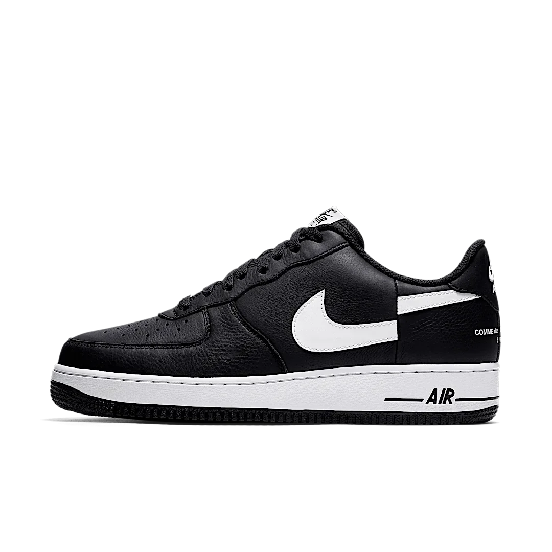 Nike Air Force 1 Low Supreme x Comme des Garçons (2018), Black/White (AR7623-001)