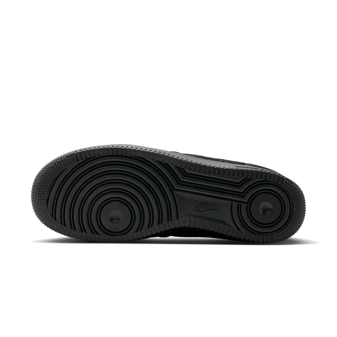 Nike Air Force 1 Low Triple Black Canvas, Black/Black (HV1204-002)