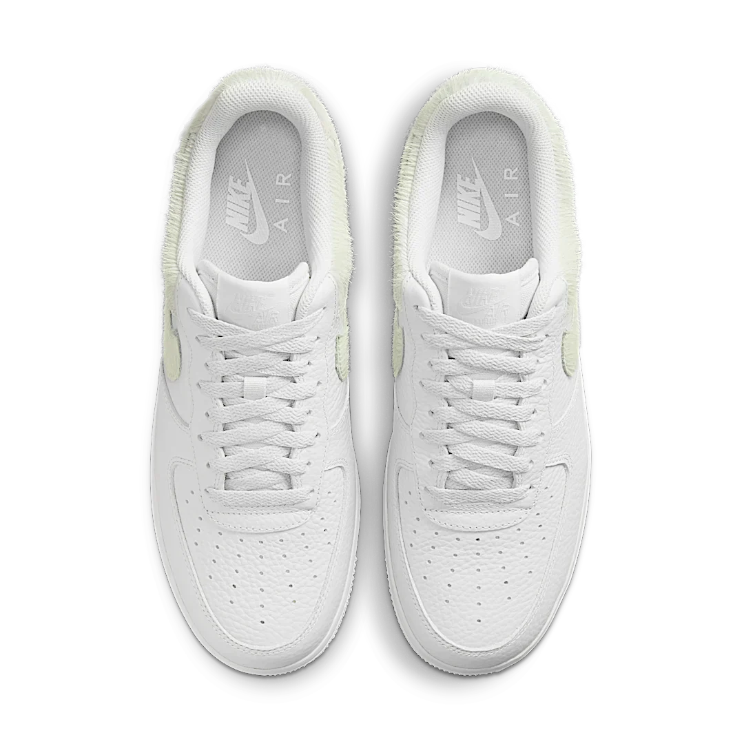 Nike Air Force 1 Low White Pony Hair Heel, Photon Dust/White (DM9088-001)