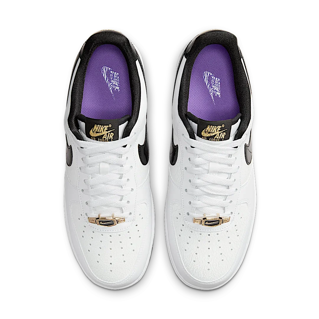 Nike Air Force 1 Low World Champ, White/Black/Gold (DR9866-100)