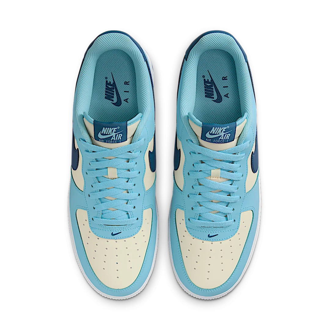 Nike Air Force 1 Low '07 Aquarius Blue Coconut Milk, Aquarius Blue/Court Blue/Coconut Milk (HF4837-407)