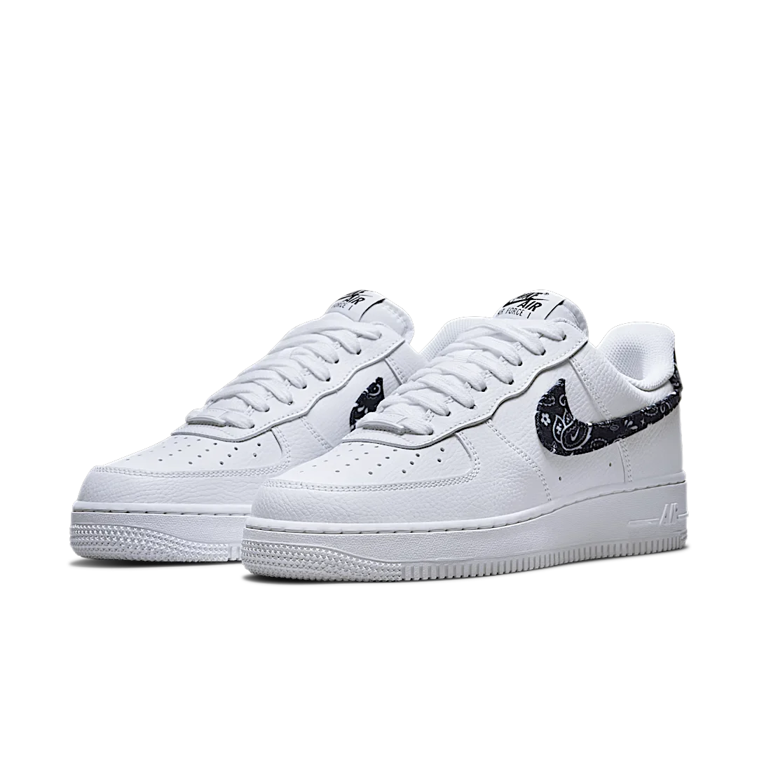 Nike Air Force 1 Low '07 Essential White Black Paisley, White/Black-White (DH4406-101)