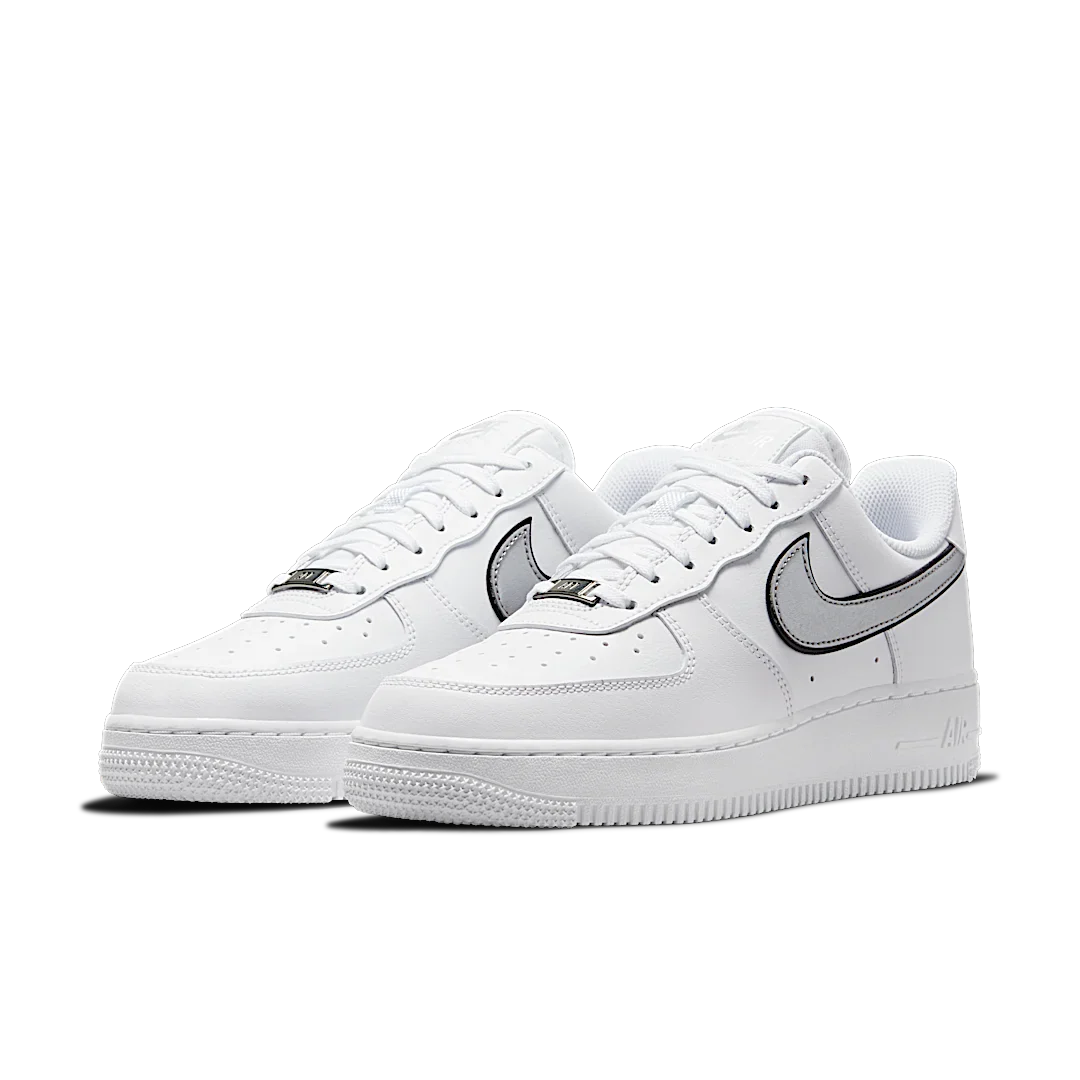 Nike Air Force 1 Low '07 Essential White Metallic Silver Black