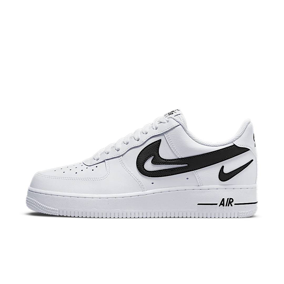 Nike Air Force 1 Low '07 FM Cut Out Swoosh White Black, White/Black (DR0143-101)
