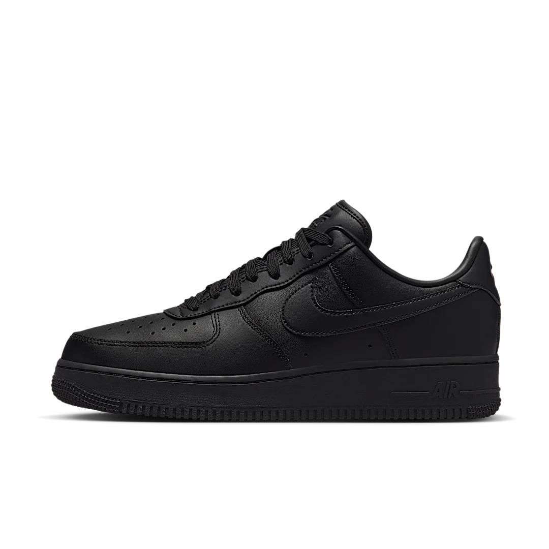 Nike Air Force 1 Low '07 Fresh Black Anthracite, Black/Anthracite-Black-Black (DM0211-001)