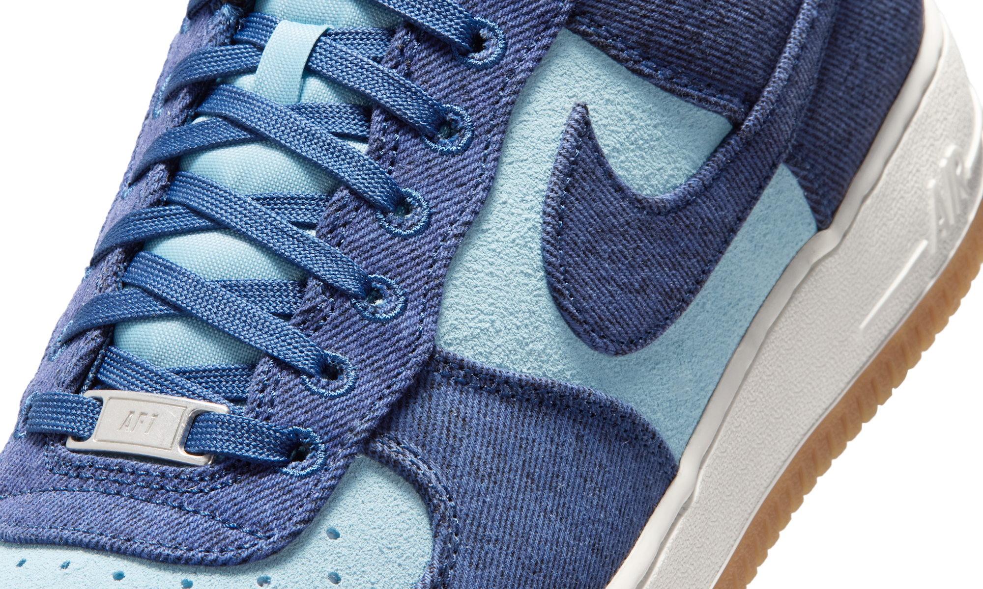 Nike Air Force 1 Low '07 LV8 Denim Navy Worn Blue