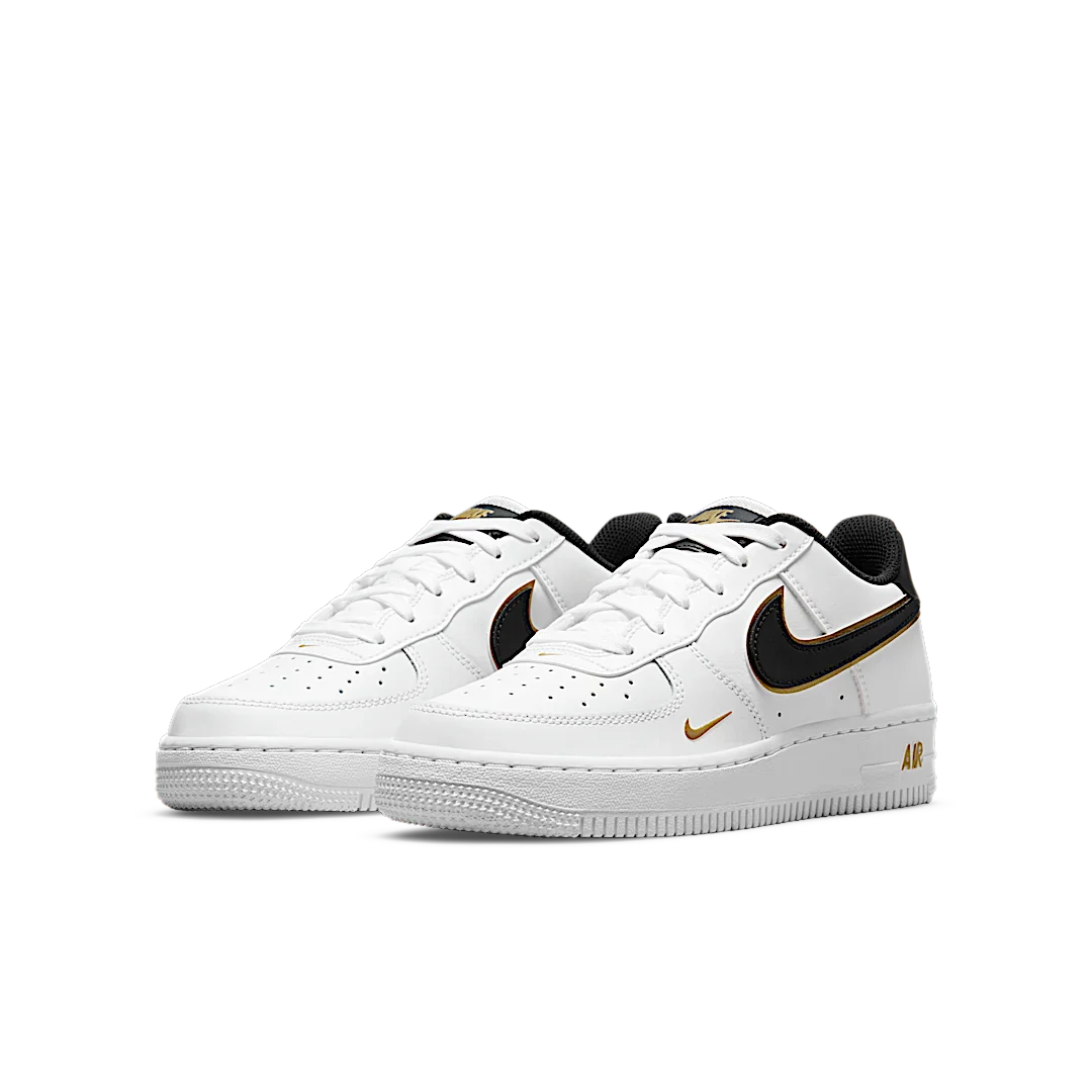 Nike Air Force 1 Low '07 LV8 Double Swoosh White Metallic Gold
