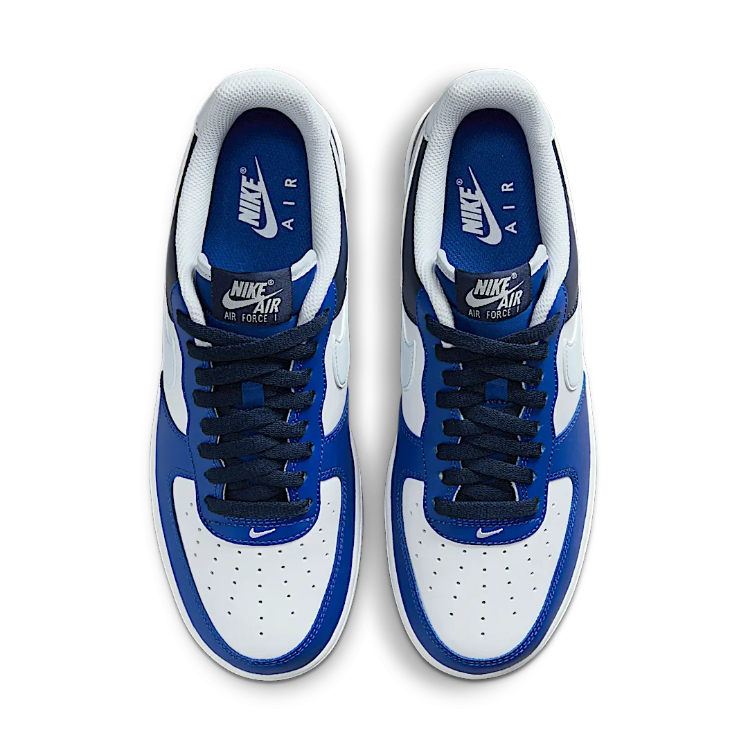 Nike Air Force 1 Low '07 LV8 Game Royal Navy, White/Football Grey/Game Royal/Midnight Navy (FQ8825-100)