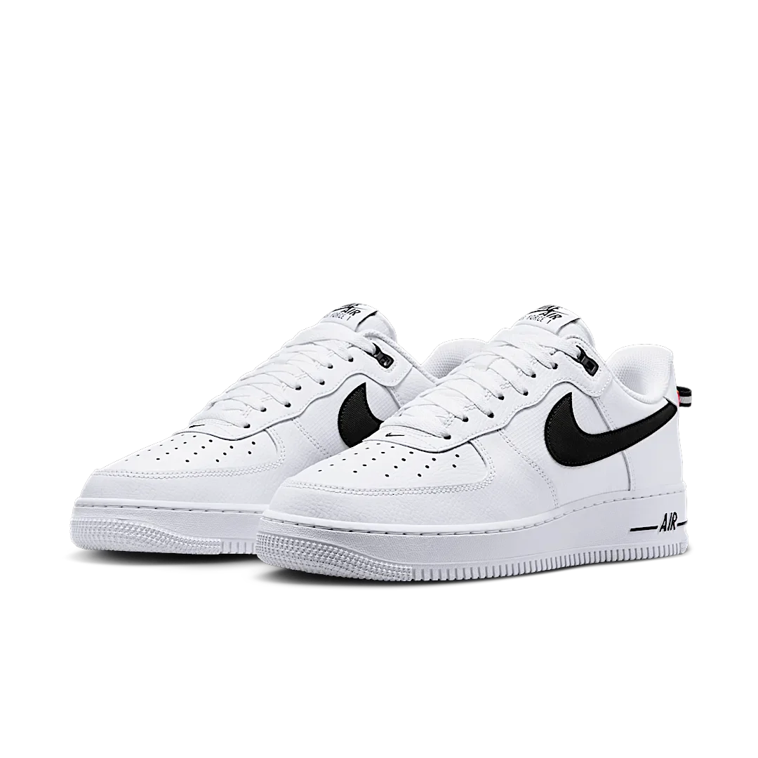 Nike Air Force 1 Low '07 LV8 White Black Bright Crimson, White/Black/Bright Crimson (HV9509-100)