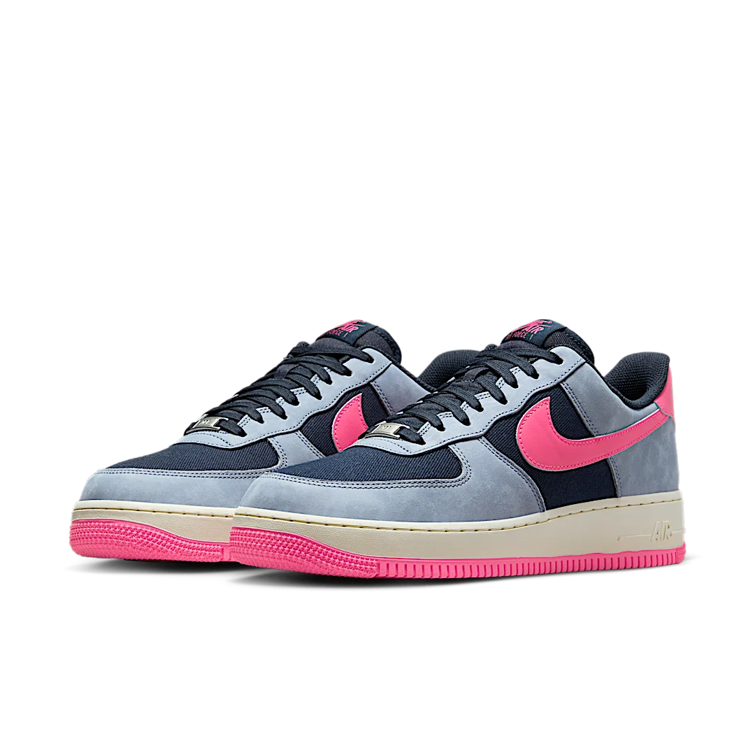 Nike Air Force 1 Low '07 LX Dark Obsidian Ashen Slate, Dark Obsidian/Ashen Slate/Coconut Milk/Green Frost (FB8876-401)