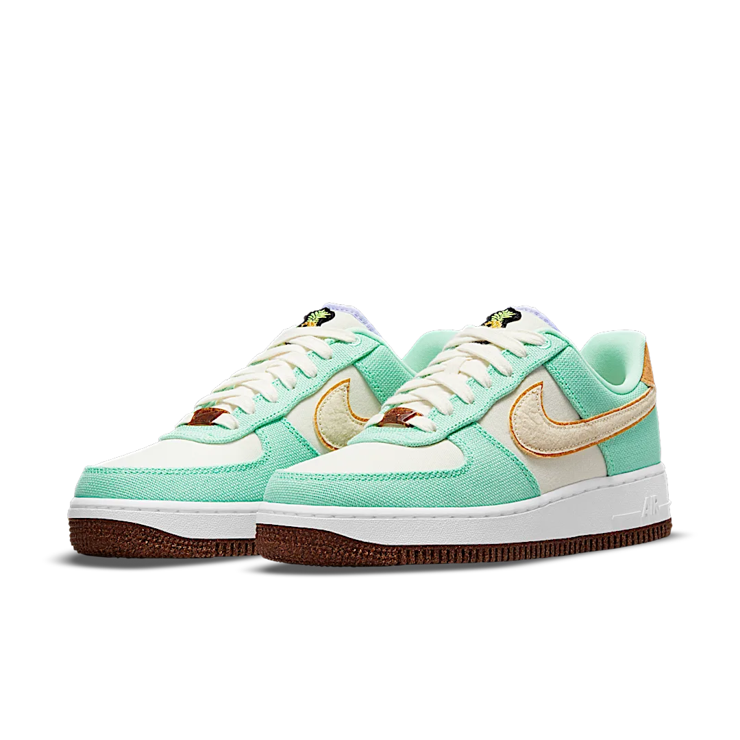 Nike Air Force 1 Low '07 Pinapple, Green Glow/Coconut Milk-Metalic Gold (CZ0268-300)