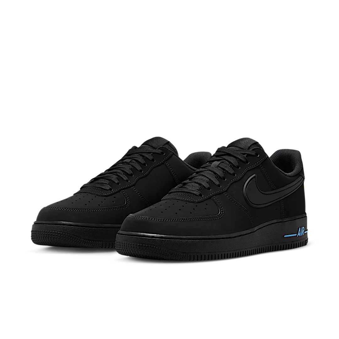 Nike Air Force 1 Low '07 SE Black University Blue, Black/Black/University Blue (HV6223-001)