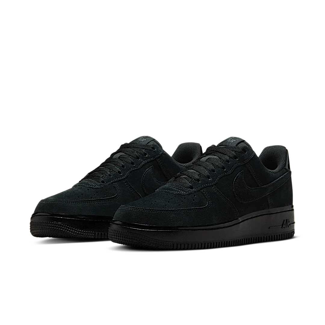 Nike Air Force 1 Low '07 Triple Black Suede