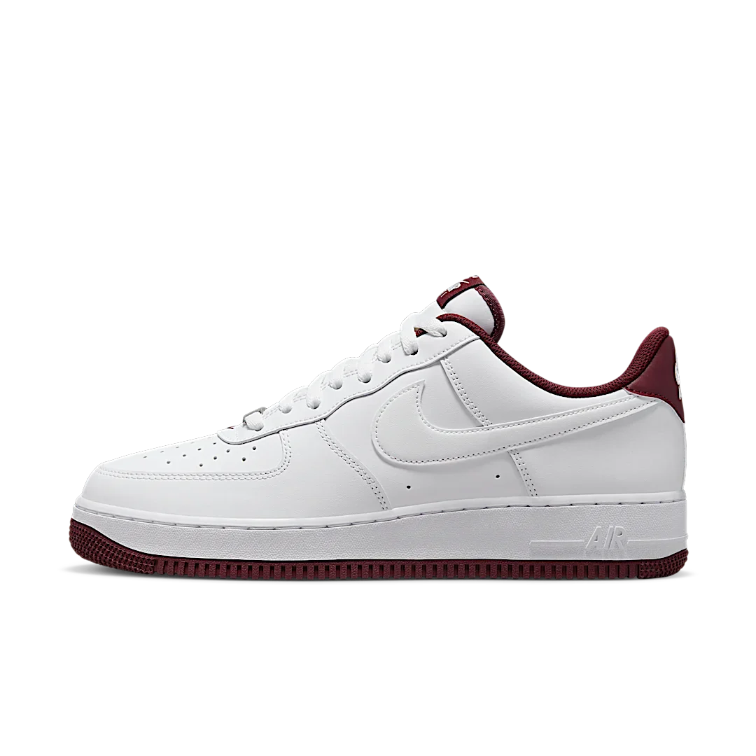 Nike Air Force 1 Low '07 White Dark Beetroot, White/Dark Beetroot/White (DH7561-106)