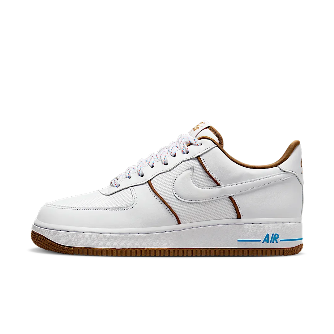 Nike Air Force 1 Low '07 White Light British Tan, White/Light British Tan/Photo Blue/White (FN5757-100)