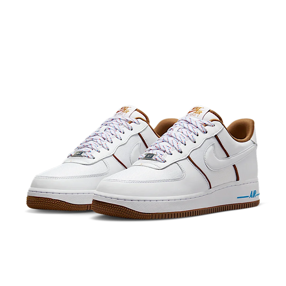 Nike Air Force 1 Low '07 White Light British Tan, White/Light British Tan/Photo Blue/White (FN5757-100)