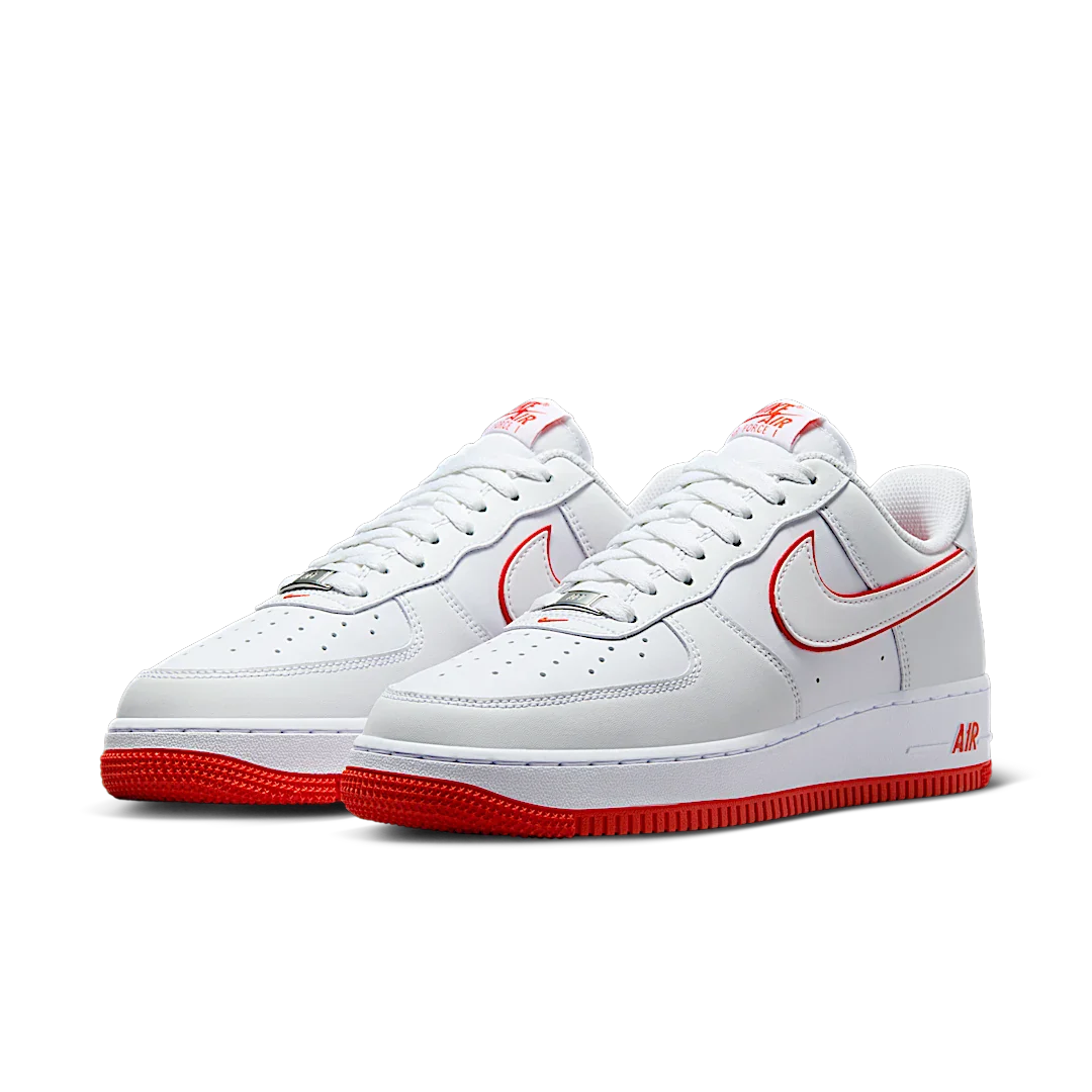 Nike Air Force 1 Low '07 White Picante Red, White/Picante Red/White (DV0788-102)