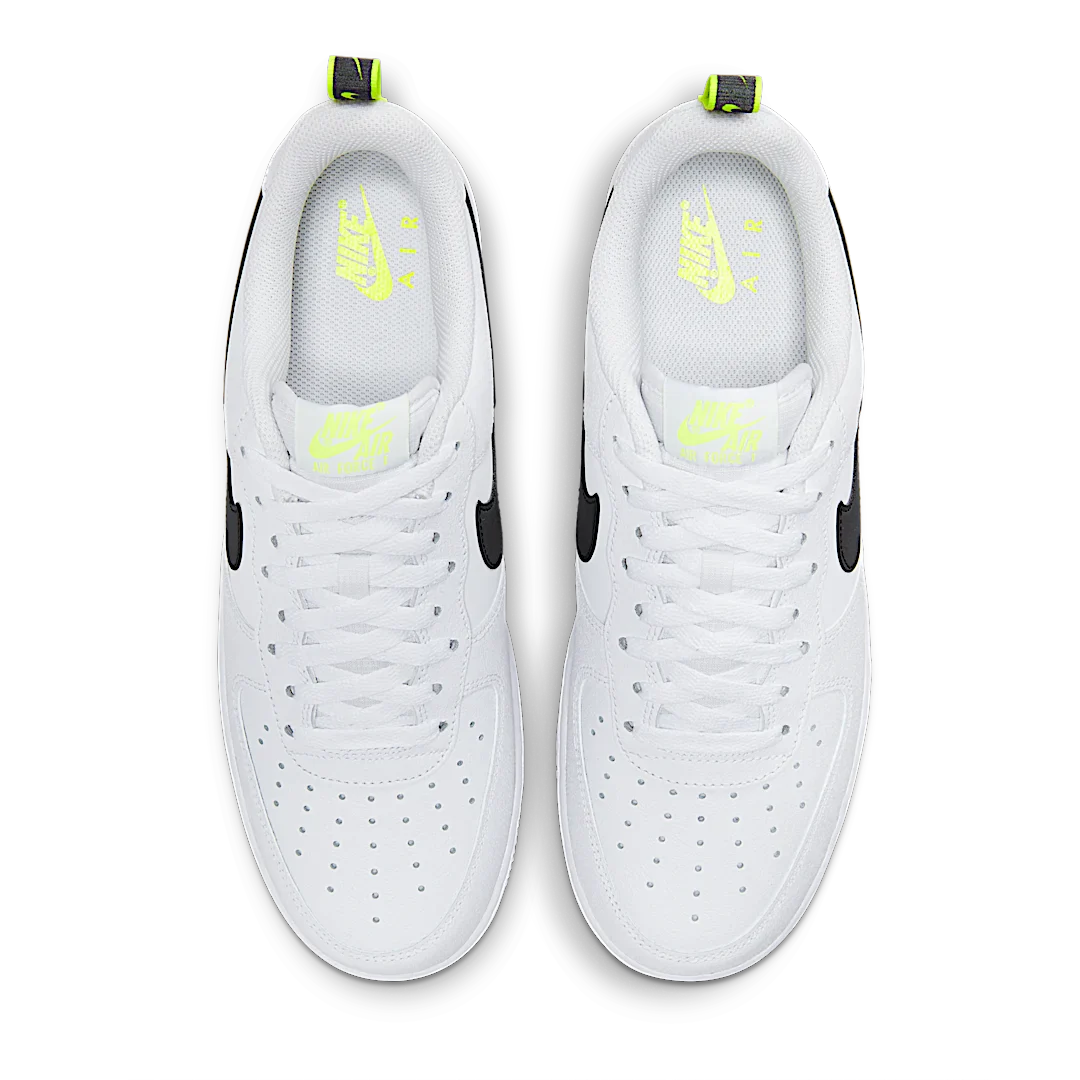 Nike Air Force 1 Low '07 White Volt Black, White/Volt/Black (DZ4510-100)