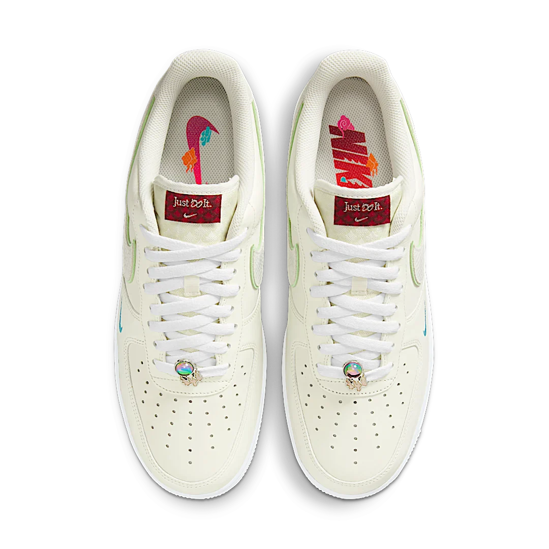 Nike Air Force 1 Low '07 Year of the Dragon (2024), Sail/Vapor Green/Sail (FZ5052-131)