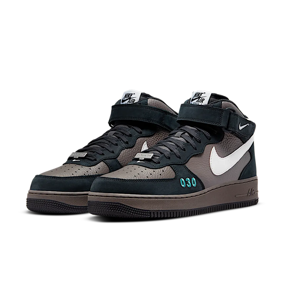 Nike Air Force 1 Mid NH 2 Berlin, Cave Stone/White-Off Noir-Washed Teal (DR0296-200)