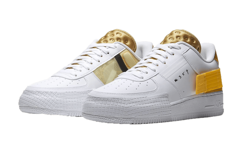 Nike Air Force 1 Type White Gold