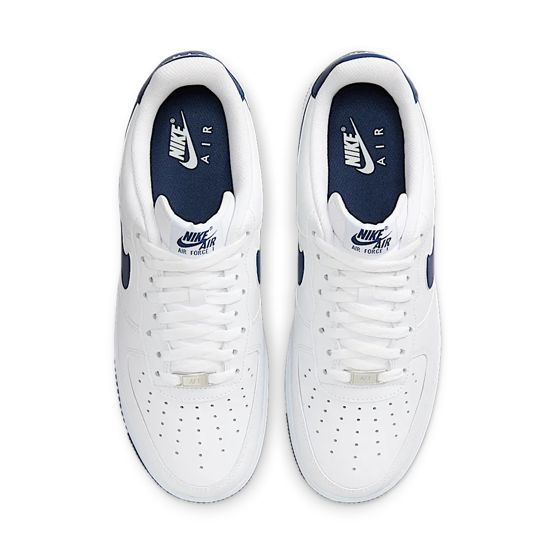 Nike Air Force 1 '07 White Midnight Navy (2024), White/Midnight Navy (FJ4146-104)