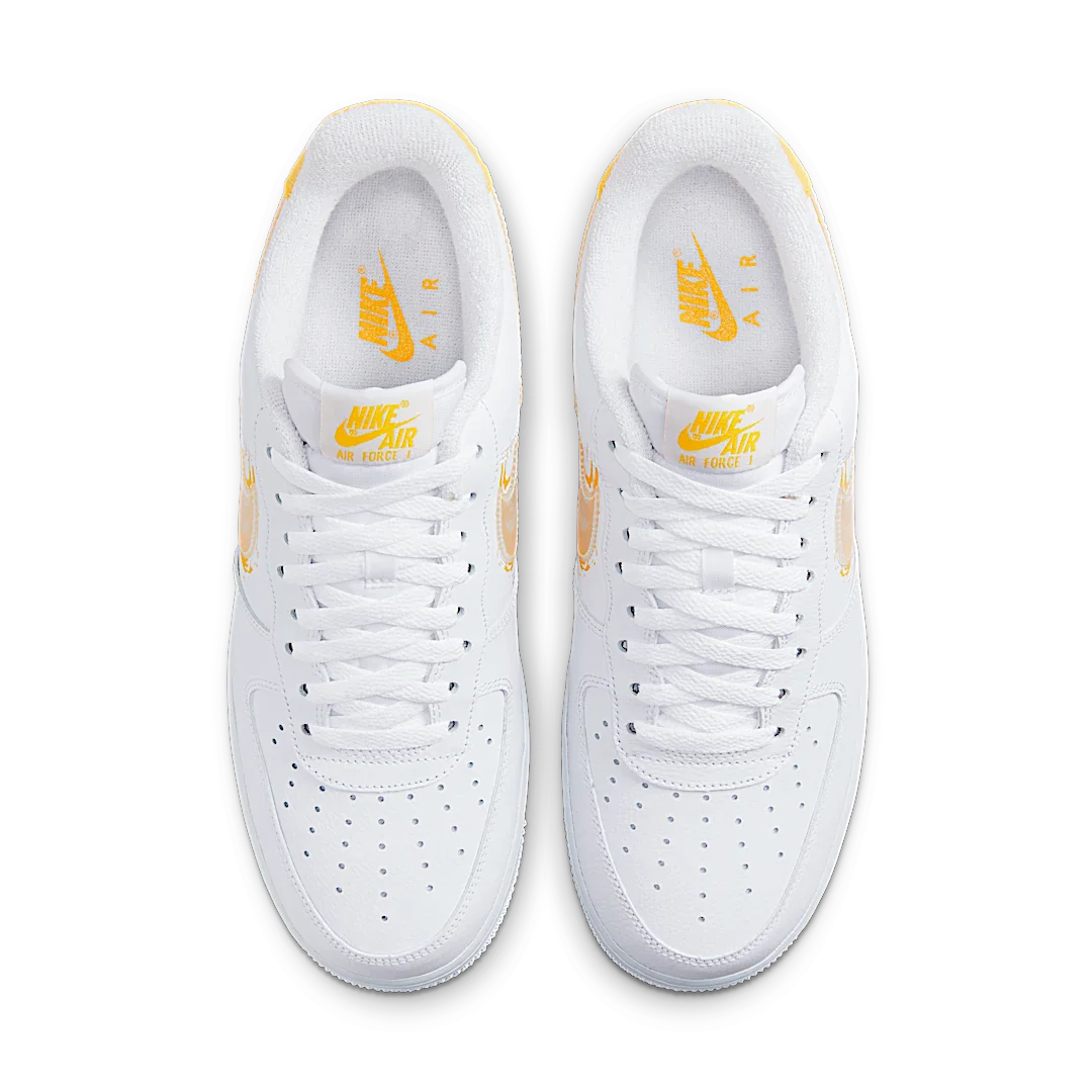 Nike Air Force 1 '07 White Solar Flare, White/Solar Flare (DX2646-100)