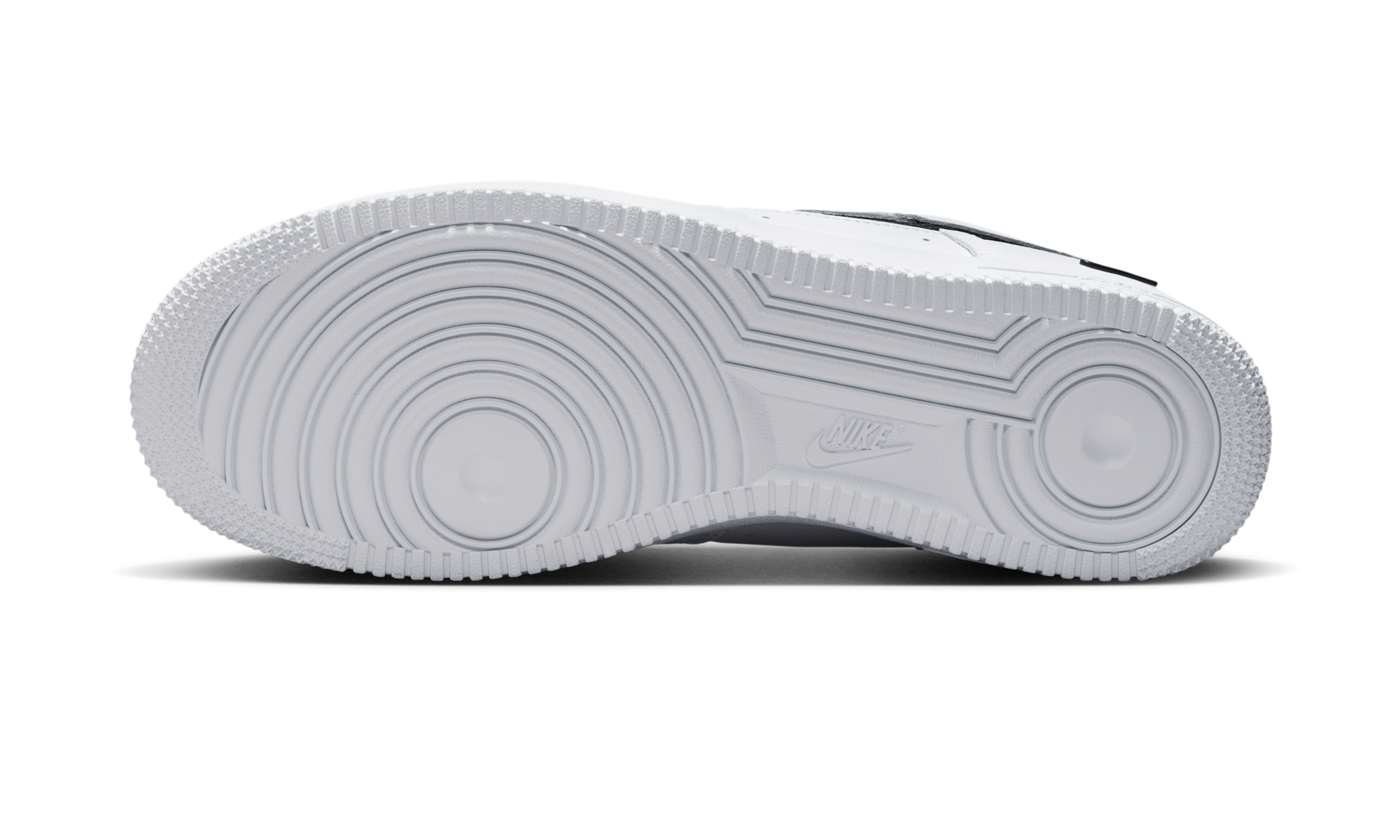 Nike Air Force 1Nylon Swoosh Black White