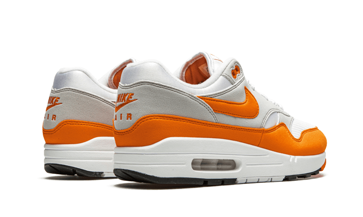 Nike Air Max 1 Anniversary Orange (2020), White/Magma Orange-Neutral Grey-Black (DC1454-101)