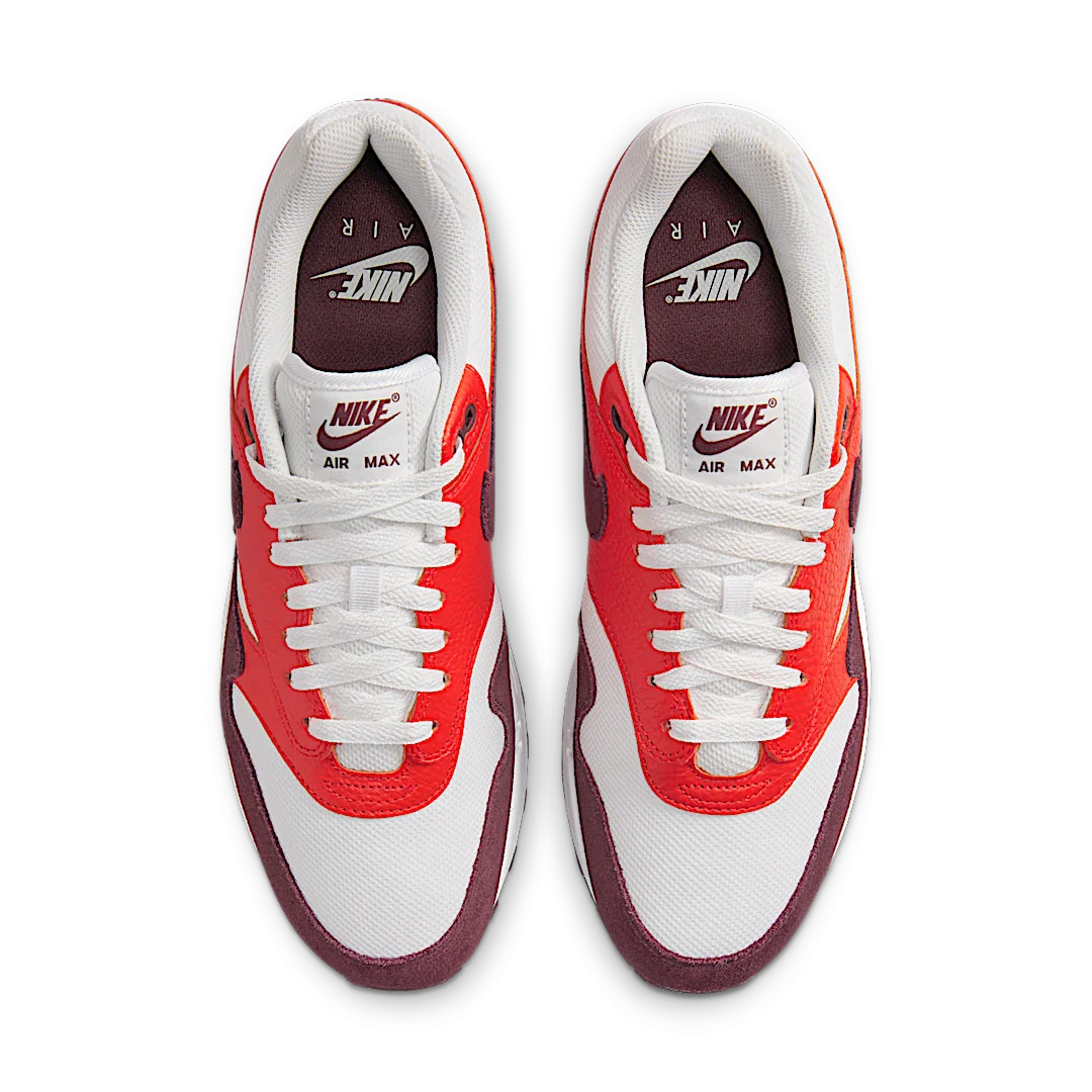 Nike Air Max 1 Burgundy Crush, Summit White/Picante Red/Burgundy Crush (FN6952-102)