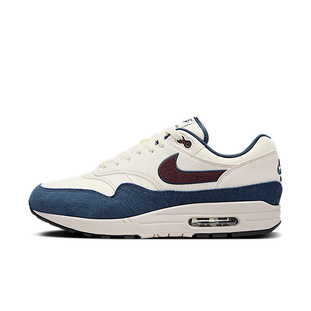 Nike Air Max 1 Coconut Milk Burgundy Crush Navy, Coconut Milk/Burgundy Crush (FN6952-103)