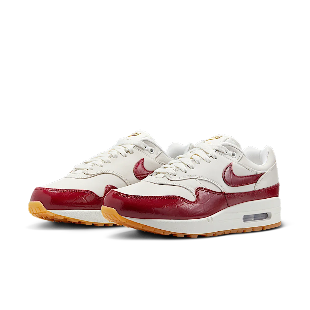 Nike Air Max 1 LX Team Red, Sail/Sail/Gum Light Brown/Team Red (FJ3169-100)