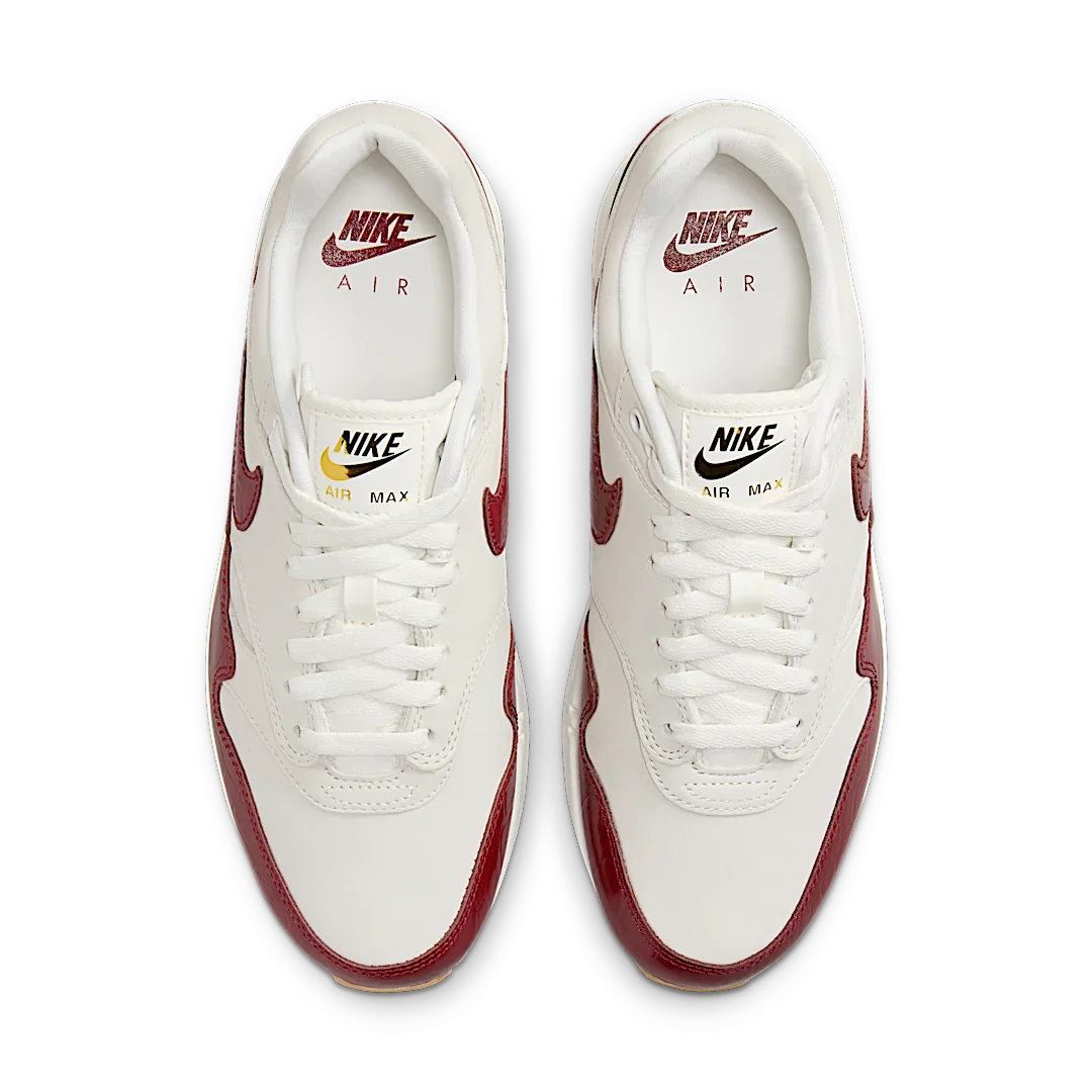 Nike Air Max 1 LX Team Red, Sail/Sail/Gum Light Brown/Team Red (FJ3169-100)